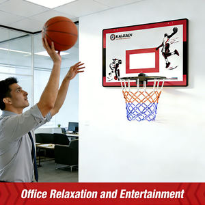 2025 Neuester <span class=keywords><strong>Mini</strong></span>-Basketballkorb - 25cm Kunststoffring mit 16cm Ball, Indoor-Basketballkorb Geeignet für Kinder von 4 bis 12 Jahren - Product Image 5