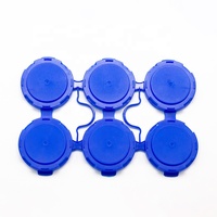 Tapas de Plástico para Cerveza, Paquete de 6, Anillos de Plástico Personalizados para Cerveza Artesanal, para Botellas de 330ml y 500ml