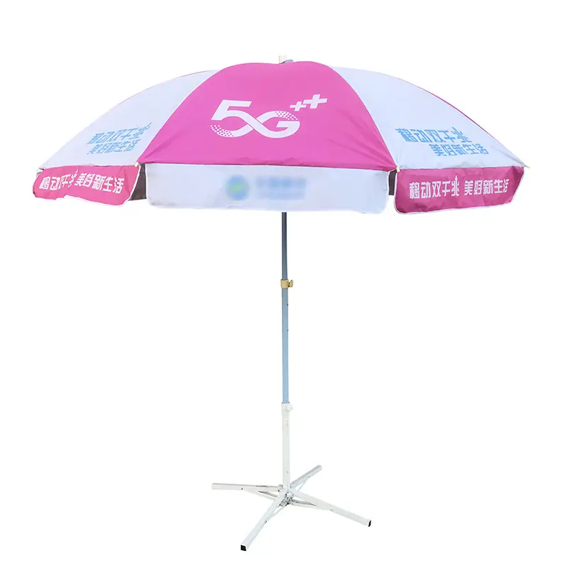 Payung pelindung matahari luar ruangan, logo khusus untuk payung matahari, berbagai ukuran payung matahari iklan