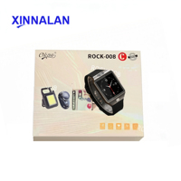 Nouvel Arrivage : Coffret Cadeau Montre Connectée Sportive Sans Fil pour Homme avec Batterie Externe LED et Rasoir Électrique - Combo Smartwatch Rock-008
