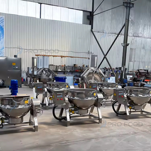 Prix de gros Bouilloire à double paroi de 50 litres Bouilloire à double paroi durable et hygiénique avec mélangeur Bouilloire à double paroi 300 litres - Product Image 2