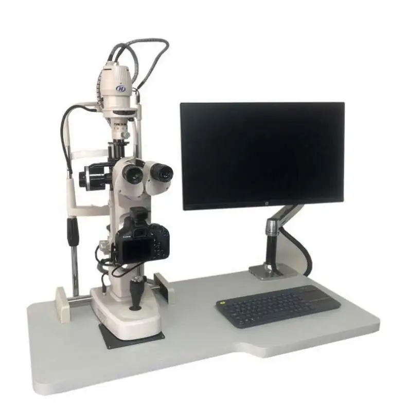 Kanghua SLM-3ER-E Droog Eye Analyze/Digitale Foto & Video Slit Lamp 5 Stap Mag Hs Stijl