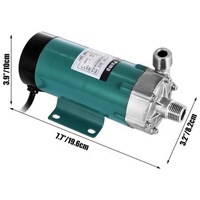 Whaleflo en acier inoxydable électro pompe à entraînement magnétique MP-15RM pour homebrew bière/industrie chimique/industrie pharmaceutique