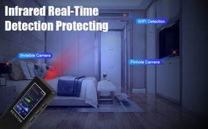 Ds626 <span class=keywords><strong>Cam</strong></span>éra cachée anti-espion Détecteur Bug Gadget Wireless RF Signal Finder Audio GSM Anti GPS Car Tracking Scanner - Product Image 4