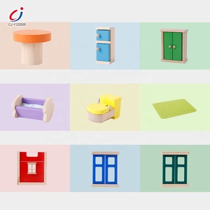 Casa <span class=keywords><strong>de</strong></span> muñecas <span class=keywords><strong>de</strong></span> madera <span class=keywords><strong>para</strong></span> <span class=keywords><strong>niños</strong></span>, nuevo estilo, venta al por mayor - Product Image 3