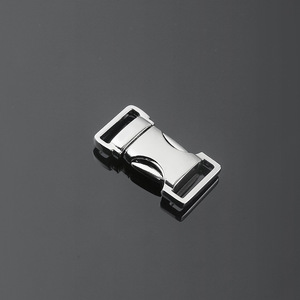 Side Release Buckle Zinc Alloy Silver Black Durable For Bags Fasteners <b>Hardware</b> Accessory - Product Image 1