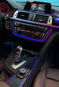 Autowellus F30 F34 12V Lumière d'ambiance pour Série 3/4 2013-2019, éclairage LED intérieur de <span class=keywords><strong>voiture</strong></span>, garniture radio, lumière galaxie <span class=keywords><strong>étoilé</strong></span>e - Product Image 4