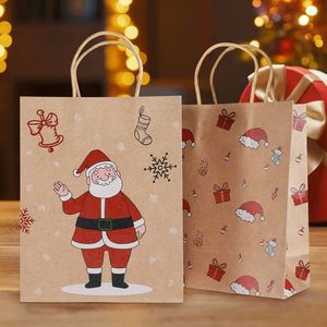 Wholesale Custom Hot Selling Festival Promotional <b>Paper</b> <b>Bags</b> for Christmas Reusable Candy Packaging Kraft <b>Gift</b> <b>Bag</b> - Product Image 3