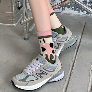 Funny Crazy <strong>Sock</strong> for Men Women Cute Dog Hip <strong>Hop</strong> Dog Lover Breathable Pattern Printed Crew <strong>Sock</strong> Novelty Gift - Product Image 3