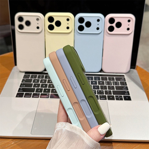 Coque antichoc magnétique en silicone liquide et microfibre pour iPhone 18 Pro Max 17 16 15 14 13 avec protection d'objectif et compatible charge sans fil - Product Image 2