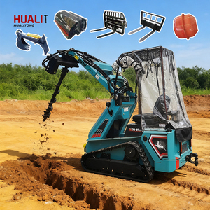 Mini Cargadora Compacta Económica para Casa, Granja o Jardín, con Certificación CE/EPA, Cargadora de Ruedas o con Orugas en Venta - Product Image 1