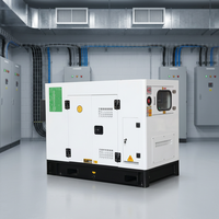 Groupe électrogène silencieux au gaz naturel 200 kVA 480 V 60 Hz avec démarrage automatique ATS et télécommande pour applications industrielles, champs pétrolifères et mines