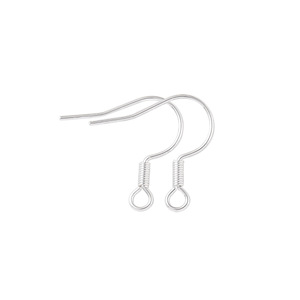 Ganchos para pendientes chapados en oro de 18 quilates, cobre chapado en plata de ley 925, alambre redondo para la fabricación de pendientes, accesorios de joyería. - Product Image 4