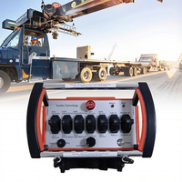 Tianma usine 7 joysticks industriel Radio grue pendentif télécommande sans fil hydraulique pelle contrôleur 24V 12V