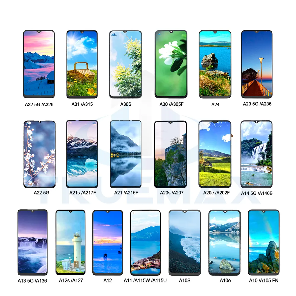 Tela de celular para do per Samsung Galaxy J8 J6 Prime J2 J7pro A10 A12 A20 A30 A50 S7 Edge S5 G900m Display LCD originale