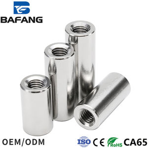 אום צימוד עגול נירוסטה כבדה מוט נירוסטה גימור מלוטש - לתחזוקה - Product Image 2