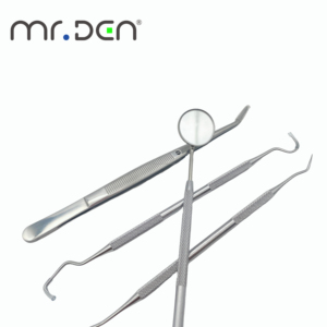 Mr.Den <span class=keywords><strong>Dentista</strong></span> Set 3 in 1 per Igiene Orale: Specchietto, Sbiancante e Pinzette per Esame Dentale - Product Image 4