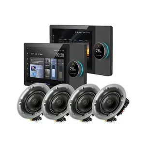 Amazon Alexa Klass Speaker Central Control Parts Music Loud- Ceiling Speaker Plastic Speaker Fixed Resistance 20w 15 Inch AC DC