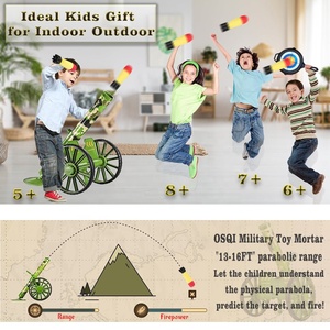 Nouveaux articles : Lanceur de balles molles, ensemble de mortier, jouet de tir à pneus, lance-missiles tactique pour enfants - Product Image 2