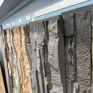 JUSTONE Panel de piedra Faux Pu Rock Stone Panel de pared Paneles de pared de piedra Pu - Product Image 3