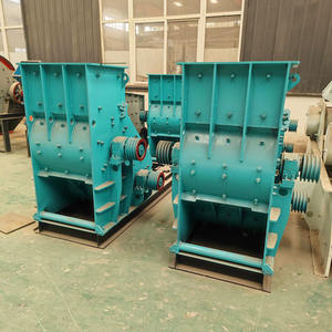 Broyeur à marteaux sans fond à double étage avec convoyeur Broyeur à marteaux de roche à moteur diesel - Product Image 3