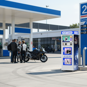 Machine de nettoyage de casques en libre-service pour casques de vélo, de moto et de ski - Product Image 2