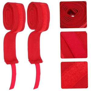 สายรัดข้อมือผ้าฝ้ายยืดหยุ่นปรับแต่งได้สำหรับ MMA มวยไทย - Product Image 4