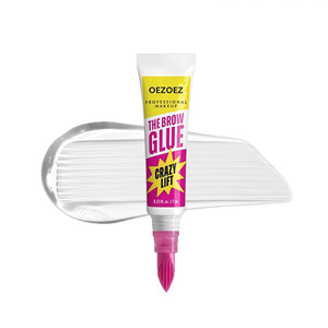 Gel à sourcils <span class=keywords><strong>transparent</strong></span> liquide longue durée imperméable à l'eau, marque propre personnalisée en gros, gel à sourcils avec brosse - Product Image 1