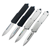 Couteau pliant tactique portable OEM personnalisable, nouveau modèle Scarab Diamond, outil de survie pour le camping, en acier D2 avec incrustations de coquilles d'ormeau