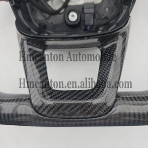 Nuevo Producto, Volante de Cuero y Fibra de Carbono para Modelos Audi A3 A4 A4L A5 A7L A8 5 7 B9 A6 R8 - Product Image 4