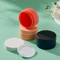 Design coloré 100g à paroi épaisse en plastique mat PP pot de crème cosmétiques conteneur de soins de la peau pour crème pour le visage