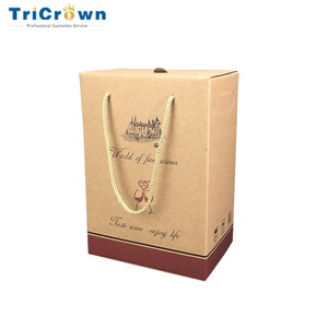 Más reciente excelente <span class=keywords><strong>de</strong></span> embalaje <span class=keywords><strong>de</strong></span> papel personalizado regalo rojo caja <span class=keywords><strong>de</strong></span> vino - Product Image 1