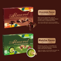 Chocolat noir au beurre de cacao pur et aux amandes, en gros, chocolat premium fourré aux noix, collation chocolatée aux noix