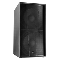 1200W/2400W double caisson de basses de 18 pouces S218 haut-parleurs DJ Performance de scène équipement audio professionnel