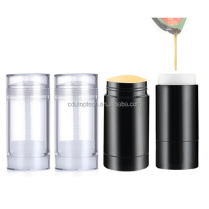 Stock de bâton de déodorant cosmétique vide et rond pour les soins de la peau de 30ml personnalisé en bâton de déodorant noir blanc - Product Image 3