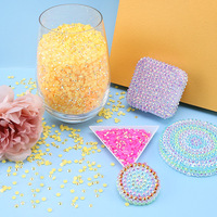 Jelly Resin Strass Set 24 compartiments AB électroplaqué gemmes plates nail art manucure DIY vrac