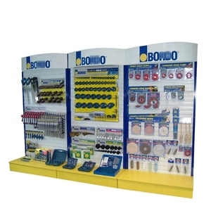 Espositore da Pavimento per Negozi al Dettaglio, Pannello Espositivo per Utensili Elettrici, Scaffale per Esposizione Attrezzi Manuali - Product Image 1