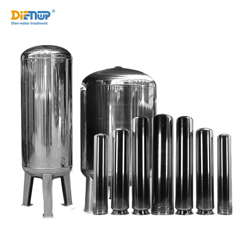 Industrial SS 304 316 Water Treatment Filter Housing Tank stainless steel housing tank