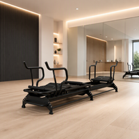 Machine de Pilates Reformer Professionnelle en Aluminium pour Studio Commercial, Équipement de Fitness pour Entraînement à Haute Intensité avec 5 Ressorts
