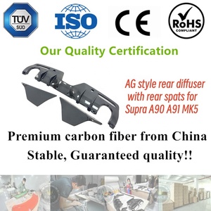 <span class=keywords><strong>GR</strong></span> <span class=keywords><strong>Supra</strong></span>-difusor trasero de fibra de carbono para Toyota, difusor con divisor lateral, estilo AG, <span class=keywords><strong>A90</strong></span> MK5 - Product Image 2