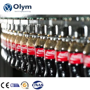 Linha de produção automática de máquina de enchimento de refrigerantes e refrigerantes para garrafas de cola e refrigerantes