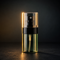 Atomiseur de voyage rechargeable portable de 30 ml à brume fine, vaporisateur de parfum, pompe distributrice pour soins de la peau, tonique, flacon pulvérisateur de liquide