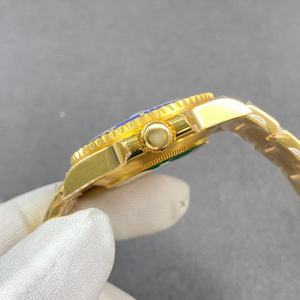 Montre de sport multifonctionnelle pour homme, mouvement automatique, lunette bleue, date, aiguilles, cristal saphir, chronographe en acier inoxydable - Product Image 2