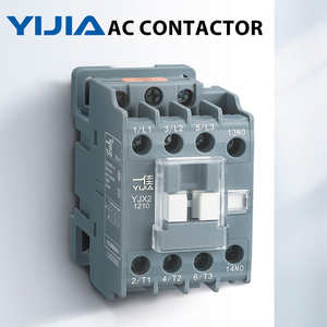 Contacteur AC triphasé YJX2-1201 3 pôles 12A 3NO avec contact auxiliaire 1NF, type rail DIN, compact, contacteur magnétique YIJIA - Product Image 3