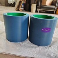10 "X10" rouleaux de caoutchouc de riz bleu NBR Dehushing, rouleaux de caoutchouc de moulin à riz pour pièces de rechange de Machine de moulin à riz