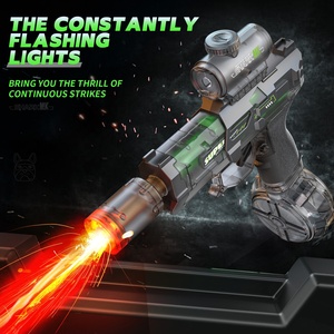Nouveau style populaire : Jouets pistolets à eau électriques avec lumière clignotante, grande capacité, fonction <span class=keywords><strong>de</strong></span> tir continu entièrement automatique - Product Image 3