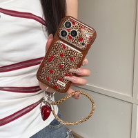 Coque de téléphone Imd Bread Shell Sweet Cool Leopard Print Cherry pour iPhone 18 Pro Max 17 16 15 Pro 14 Pro 13 Housse de protection
