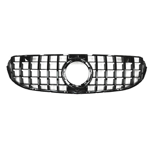 Grille de pare-chocs avant ABS Dynamic Model pour BENZ W253 X253 2020-2022 Noir/Argent W253 X253 - Product Image 2