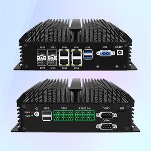 Mini PC Industrial 4Lan RS485 RS232 con Consola Personalizada, 4 SFP, Router Suave, GPIO, ODM, OEM, Mikrotik, Pfsense, <span class=keywords><strong>Firewall</strong></span> - Product Image 1