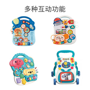 Andador para Bebés al por Mayor, Juguete Educativo, Andador de Aprendizaje para Niños Pequeños 4 en 1 con Ruedas y Asiento - Product Image 6